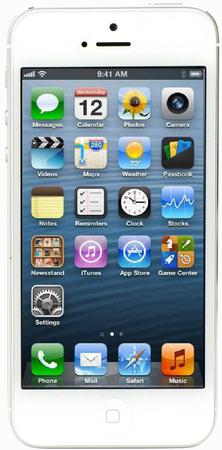 Смартфон Apple iPhone 5 32Gb White & Silver - Алапаевск